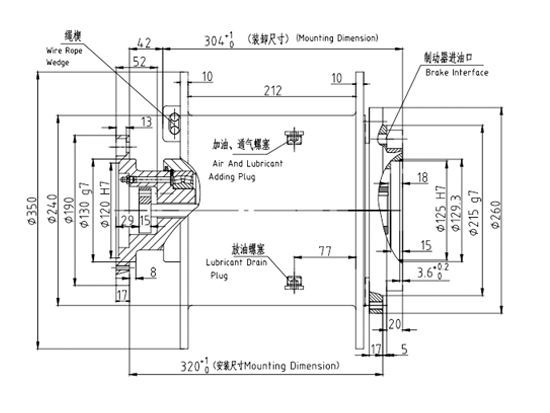 卷揚(yáng)減速機(jī)JQL330C